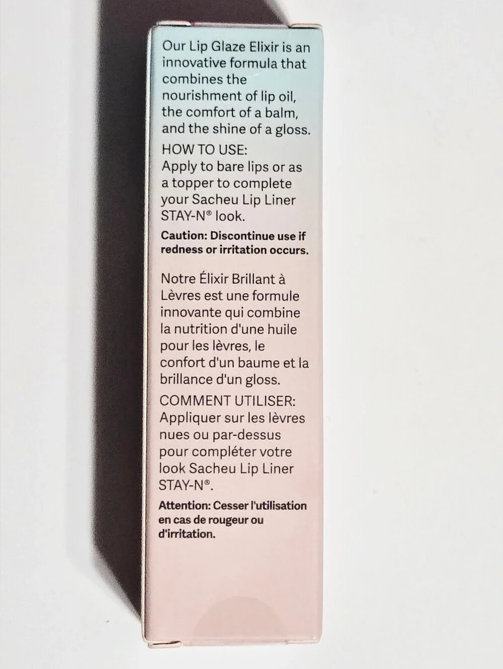 SACHEU Lip Glaze Elixir 02 Bunny Tongue Sheer Pink 3.5ml New